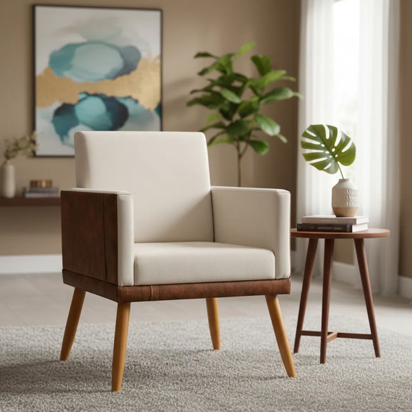 Poltrona Decorativa Para Sala Recepção Escritório Consultório