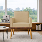 Poltrona Decorativa Para Sala Recepção Escritório Consultório