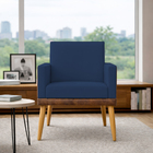 Poltrona Decorativa Para Sala Recepção Escritório Consultório