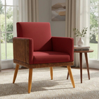 Poltrona Decorativa Para Sala Recepção Escritório Consultório