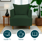 Poltrona Decorativa Para Sala Recepção Escritório Consultório