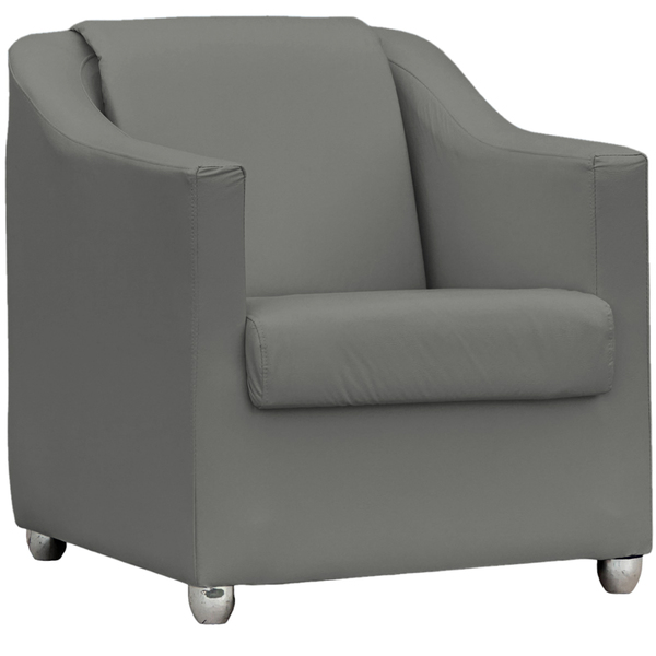 Poltrona Decorativa Para Sala Recepção Manicure Cadeira Refor