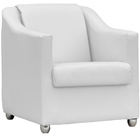 Poltrona Decorativa Para Sala Recepção Manicure Cadeira Refor