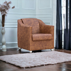 Poltrona Decorativa Para Sala Recepção Manicure Cadeira Refor