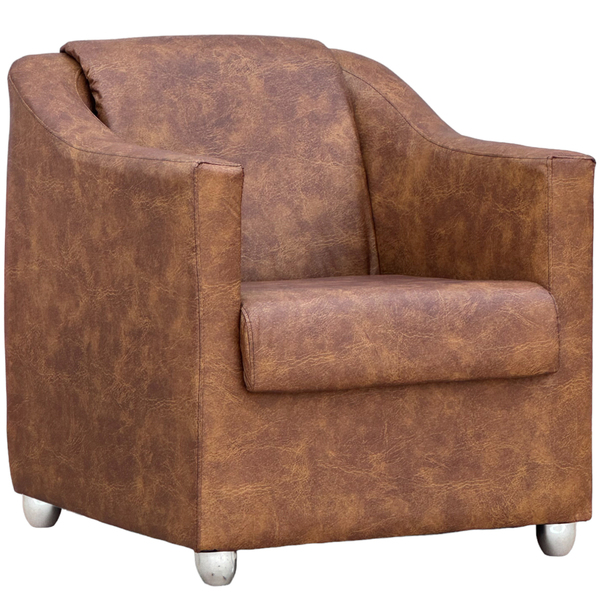 Poltrona Decorativa Para Sala Recepção Manicure Cadeira Refor