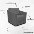 Poltrona Decorativa Para Sala Recepção Manicure Consultório C