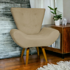 Poltrona Decorativa Para Sala Recepção Manicure Consultório E