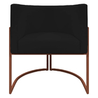 Poltrona Decorativa Para Sala Recepção Manicure Consultório L