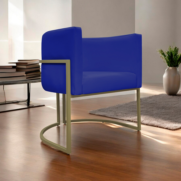 Poltrona Decorativa Para Sala Recepção Manicure Consultório L