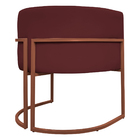 Poltrona Decorativa Para Sala Recepção Manicure Consultório L