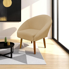 Poltrona Decorativa Para Sala Recepção Manicure Consultório S