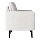 Poltrona Decorativa Para Sala Viena Boucle Bege