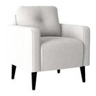 Poltrona Decorativa Para Sala Viena Boucle Bege