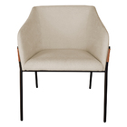 Poltrona Decorativa Paris Para Sala De Estar Bouclé Bege - Mo