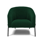 Poltrona Decorativa Pé De Ferro Preto Kit 2 Stella Bouclê Ver