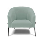 Poltrona Decorativa Pé De Ferro Preto Kit 2 Stella Cotelê Ext