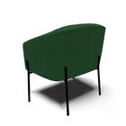 Poltrona Decorativa Pé De Ferro Preto Kit 2 Stella Veludo Ver