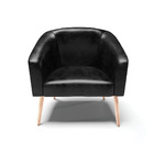 Poltrona Decorativa Pé Palito Natural Kit 2 Stella Sintético