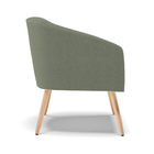 Poltrona Decorativa Pé Palito Natural Stella Bouclê D03 - D'r