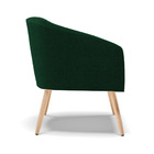 Poltrona Decorativa Pé Palito Natural Stella Bouclê D03 - D'r