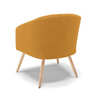 Poltrona Decorativa Pé Palito Natural Stella Bouclê D03 - D'r