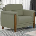 Poltrona Decorativa Pes Em Madeira Lugano Moll