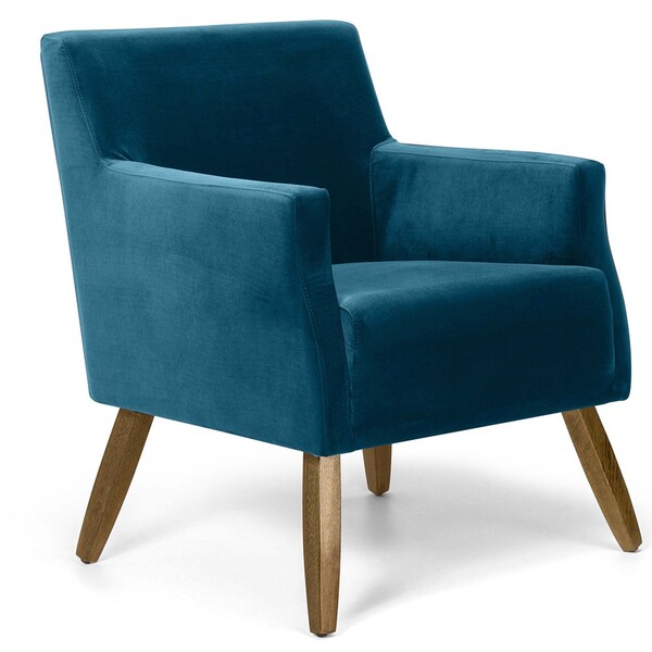 Poltrona Decorativa Pés Em Madeira Sala De Estar Diva D02 Vel