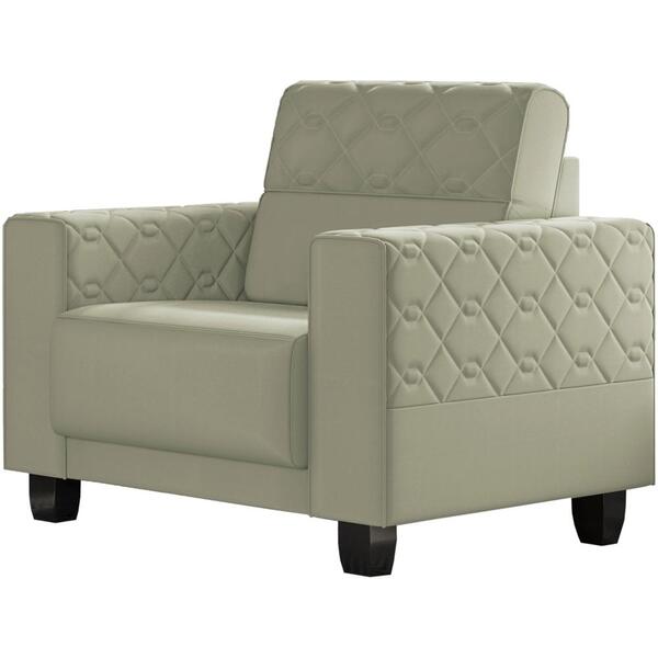 Poltrona Decorativa Pes Em Mdf Greco Moll