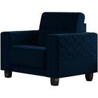 Poltrona Decorativa Pes Em Mdf Greco Moll