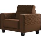 Poltrona Decorativa Pes Em Mdf Greco Moll