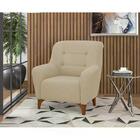 Poltrona Decorativa Pes Madeira Gm Milani Store