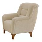 Poltrona Decorativa Pes Madeira Gm Milani Store