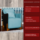 Poltrona Decorativa Pés Madeira Heloisa Veludo Composê Em Cor