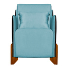 Poltrona Decorativa Pés Madeira Heloisa Veludo Composê Em Cor