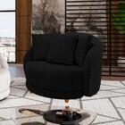 Poltrona Decorativa Pes Madeira Maly Boucle Moll