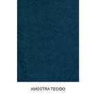 Poltrona Decorativa Pés Madeira Master - Veludo Azul Marinho