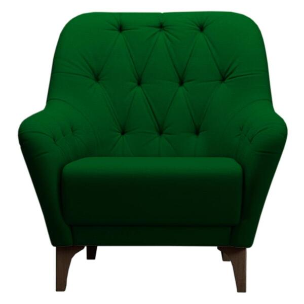 Poltrona Decorativa Pes Madeira Pietra Sl Moll