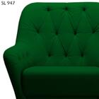 Poltrona Decorativa Pes Madeira Pietra Sl Moll