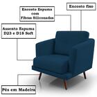 Poltrona Decorativa Pes Palito 2463 Veludo Joly Graz