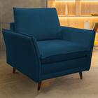 Poltrona Decorativa Pes Palito 2519 Veludo Joly Graz