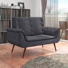 Poltrona Decorativa Pés Palito 2 Lugares Monica - Veludo Chum