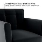 Poltrona Decorativa Pes Palito Cancun Veludo Inca Milani Store