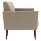 Poltrona Decorativa Pes Palito Cancun Veludo Milani Store