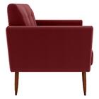 Poltrona Decorativa Pes Palito Cancun Veludo Milani Store