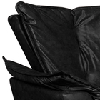 Poltrona Decorativa Pés Palito Charger Pu Preto G19 - Gran Be