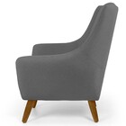 Poltrona Decorativa Pés Palito Madeira Juliet Veludo C-317 Ci