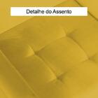Poltrona Decorativa Pés Palito Vitoria Suede Amarela - Ds Est