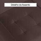 Poltrona Decorativa Pés Palito Vitoria Suede Marrom - Ds Esto