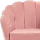 Poltrona Decorativa Pes Tauari 7049 Veludo Dmobiliario