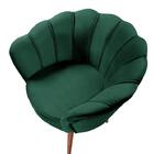 Poltrona Decorativa Pétala Verde